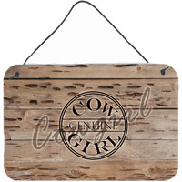 "Caroline's Treasures Genuine Cow Girl Branded Wall or Door Hanging Prints, 8 x 12"""