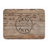 "Caroline's Treasures Cow Boy Branded Floor Mat, 19"" x 27"", Multicolor"