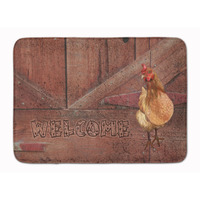 "Caroline's Treasures Welcome Chicken Floor Mat, 19"" x 27"", Multicolor"