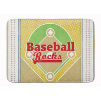 "Caroline's Treasures Baseball Rules Floor Mat, 19"" x 27"", Multicolor"