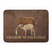 "Caroline's Treasures Welcome to the Ranch with Cow and Baby, 19"" x 27"", Multicolor"