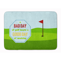 "Caroline's Treasures Bad Day at Golf Floor Mat, 19"" x 27"", Multicolor"
