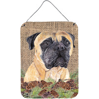 "Caroline's Treasures SC9037DS1216 Mastiff Aluminium Metal Wall or Door Hanging Prints, 16"" x 12"", Multicolor"