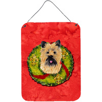 "Caroline's Treasures SC9081DS1216 Cairn Terrier Aluminium Metal Wall or Door Hanging Prints, 16"" x 12"", Multicolor"