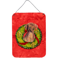 "Caroline's Treasures SC9085DS1216 Vizsla Aluminium Metal Wall or Door Hanging Prints, 16"" x 12"", Multicolor"