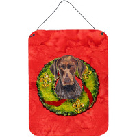 "Caroline's Treasures SC9088DS1216 German Shorthaired Pointer Aluminium Metal Wall or Door Hanging Prints, 16"" x 12"", Multicolor"
