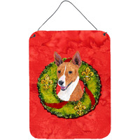"Caroline's Treasures SC9089DS1216 Basenji Aluminium Metal Wall or Door Hanging Prints, 16"" x 12"", Multicolor"
