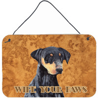 "Caroline's Treasures Doberman Aluminum Metal Wall or Door Hanging Prints, 8 x 12"""