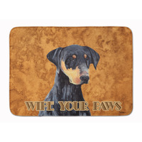 "Caroline's Treasures Doberman Wipe your Paws Floor Mat, 19"" x 27"", Multicolor"