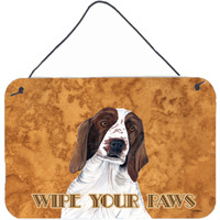 "Caroline's Treasures Springer Spaniel Aluminium Metal Door Hanging Prints wall-decor, 8 x 12, Multicolor"
