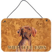 "Caroline's Treasures Vizsla Aluminum Metal Wall or Door Hanging Prints, 8 x 12"""