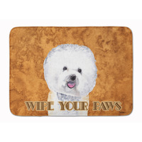 "Caroline's Treasures Bichon Frise Wipe your Paws Floor Mat, 19"" x 27"", Multicolor"
