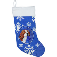 "Caroline's Treasures Beagle Winter Snowflakes Christmas Stocking, 11 x 18"", Multicolor"