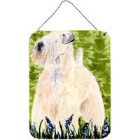 "Caroline's Treasures SS1033DS1216 Wheaten Terrier Soft Coated Aluminium Metal Wall or Door Hanging Prints, 16"" x 12"", Multicolor"