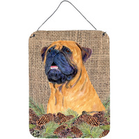"Caroline's Treasures SS4062DS1216 Bullmastiff Aluminium Metal Wall or Door Hanging Prints, 16"" x 12"", Multicolor"