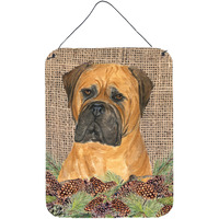 "Caroline's Treasures SS4065DS1216 Bullmastiff Aluminium Metal Wall or Door Hanging Prints, 16"" x 12"", Multicolor"