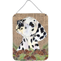 "Caroline's Treasures SS4083DS1216 Dalmatian Aluminium Metal Wall or Door Hanging Prints, 16"" x 12"", Multicolor"