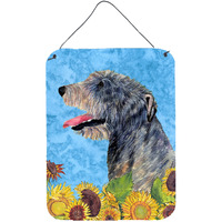 "Caroline's Treasures SS4139DS1216 Irish Wolfhound Aluminium Metal Wall or Door Hanging Prints, 16"" x 12"", Multicolor"
