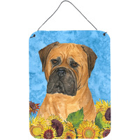 "Caroline's Treasures SS4150DS1216 Bullmastiff Aluminium Metal Wall or Door Hanging Prints, 16"" x 12"", Multicolor"