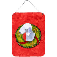 "Caroline's Treasures SS4173DS1216 Bedlington Terrier Aluminium Metal Wall or Door Hanging Prints, 16"" x 12"", Multicolor"