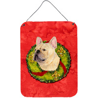 "Caroline's Treasures SS4175DS1216 French Bulldog Aluminium Metal Wall or Door Hanging Prints, 16"" x 12"", Multicolor"