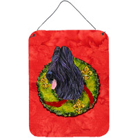 "Caroline's Treasures SS4179DS1216 Briard Aluminium Metal Wall or Door Hanging Prints, 16"" x 12"", Multicolor"