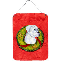 "Caroline's Treasures SS4196DS1216 Boxer Aluminium Metal Wall or Door Hanging Prints, 16"" x 12"", Multicolor"