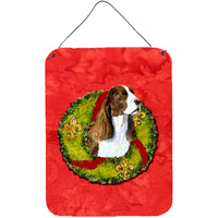 "Caroline's Treasures SS4200DS1216 Springer Spaniel Aluminium Metal Wall or Door Hanging Prints, 16"" x 12"", Multicolor"