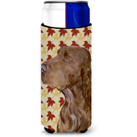 Field Spaniel Fall Leaves Portrait Ultra Beverage Insulators for slim cans SS4331MUK