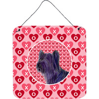 "Caroline's Treasures SS4463DS66 Skye Terrier Aluminum Metal Wall or Door Hanging Prints, 6 x 6"", Multicolor"