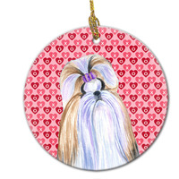 "Caroline's Treasures SS4465CO1 Shih Tzu Ceramic Ornament, Multicolor"