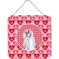 "Caroline's Treasures SS4465DS66 Shih Tzu Aluminum Metal Wall or Door Hanging Prints, 6 x 6"", Multicolor"