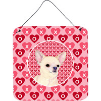 "Caroline's Treasures SS4472DS66 Chihuahua Aluminum Metal Wall or Door Hanging Prints, 6 x 6"", Multicolor"