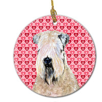 "Caroline's Treasures SS4493CO1 Wheaten Terrier Soft Coated Ceramic Ornament, Multicolor"