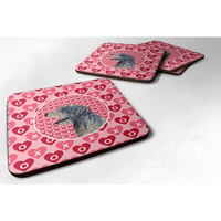 "Caroline's Treasures SS4506FC Irish Wolfhound Foam Coasters (Set of 4), 3.5"" H x 3.5"" W, Multicolor"