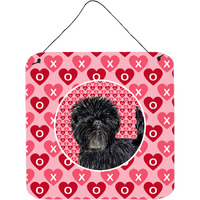 "Caroline's Treasures SS4511DS66 Affenpinscher Aluminum Metal Wall or Door Hanging Prints, 6 x 6"", Multicolor"