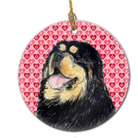 "Caroline's Treasures SS4512CO1 Tibetan Mastiff Ceramic Ornament, Multicolor"