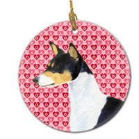 "Caroline's Treasures SS4514CO1 Basenji Ceramic Ornament, Multicolor"