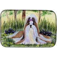 "Caroline's Treasures Shih Tzu Dish Drying Mat, 14"" x 21"", Multicolor"