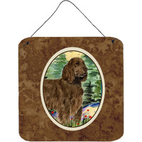 "Caroline's Treasures SS8131DS66 Field Spaniel Aluminum Metal Wall or Door Hanging Prints, 6 x 6"", Multicolor"