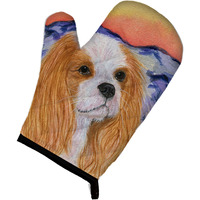 "Caroline's Treasures SS8164OVMT Cavalier Spaniel Oven Mitt, 12"" by 8.5"", Multicolor"