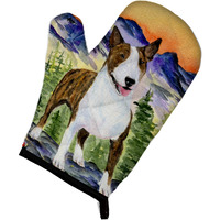 "Caroline's Treasures SS8167OVMT Bull Terrier Oven Mitt, 12"" by 8.5"", Multicolor"