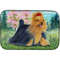 "Caroline's Treasures Yorkie Dish Drying Mat, 14 x 21, Multicolor"