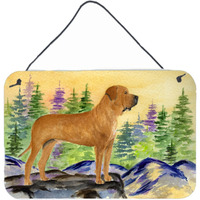 "Caroline's Treasures Tosa Inu Indoor Aluminum Metal Wall or Door Hanging Prints, 8 x 12"", Multicolor"