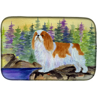 "Caroline's Treasures English Toy Spaniel Dish Drying Mat, 14"" x 21"", Multicolor"