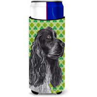 Cocker Spaniel St Patrick's Irish Ultra Beverage Insulators for slim cans