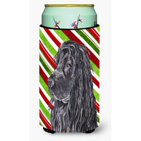English Cocker Spaniel Candy Cane Christmas Tall Boy Beverage Insulator Beverage Insulator Hugger