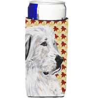 Great Pyrenees Fall Leaves Ultra Beverage Insulators for slim cans SC9690MUK