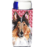 Collie Hearts and Love Ultra Beverage Insulators for slim cans SC9694MUK