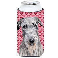 Scottish Deerhound Hearts and Love Tall Boy Beverage Insulator Hugger SC9706TBC